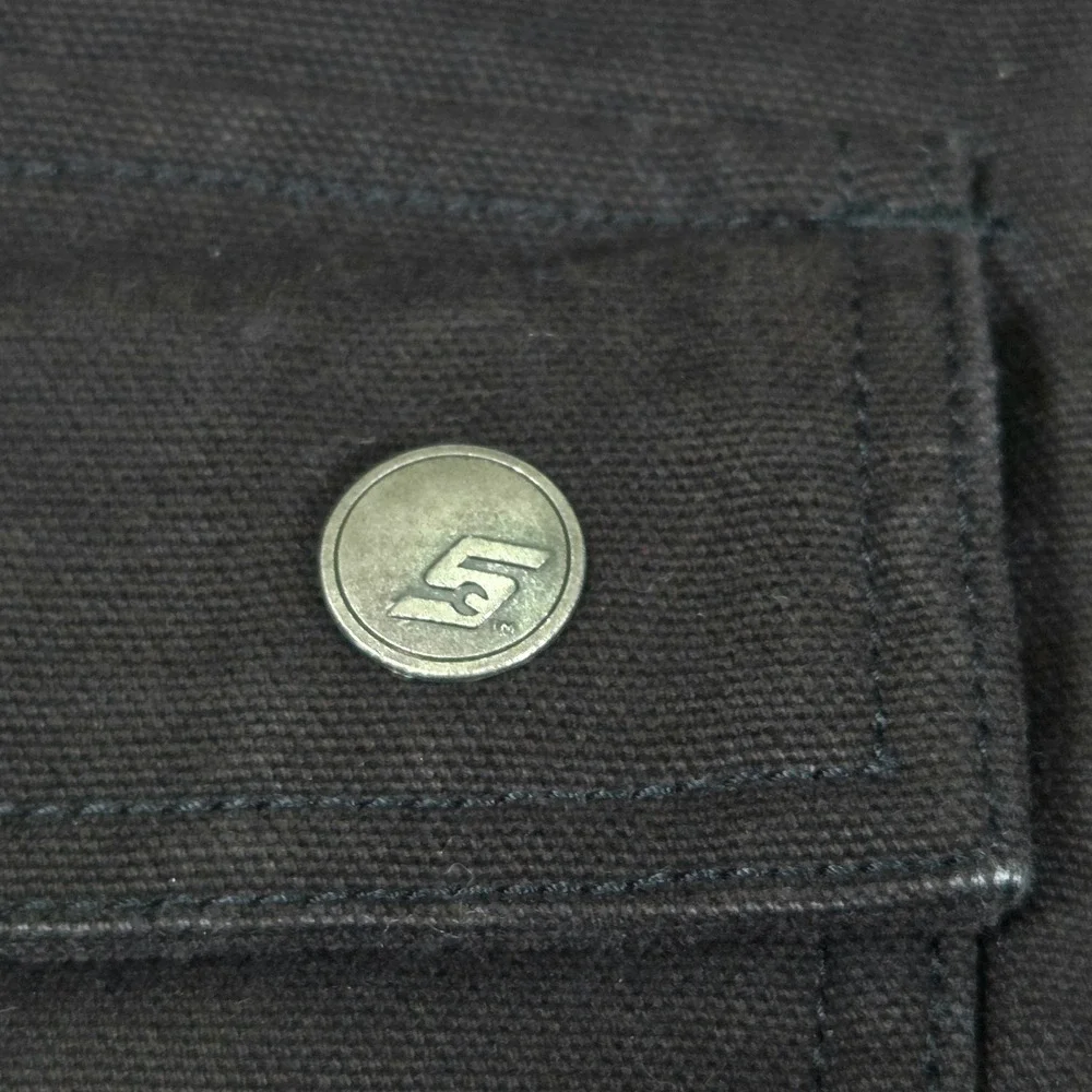 Snap-on Hooded‎ Work Jacket Mens 3XL Gray Black Canvas Quilted Mechanic Heavy